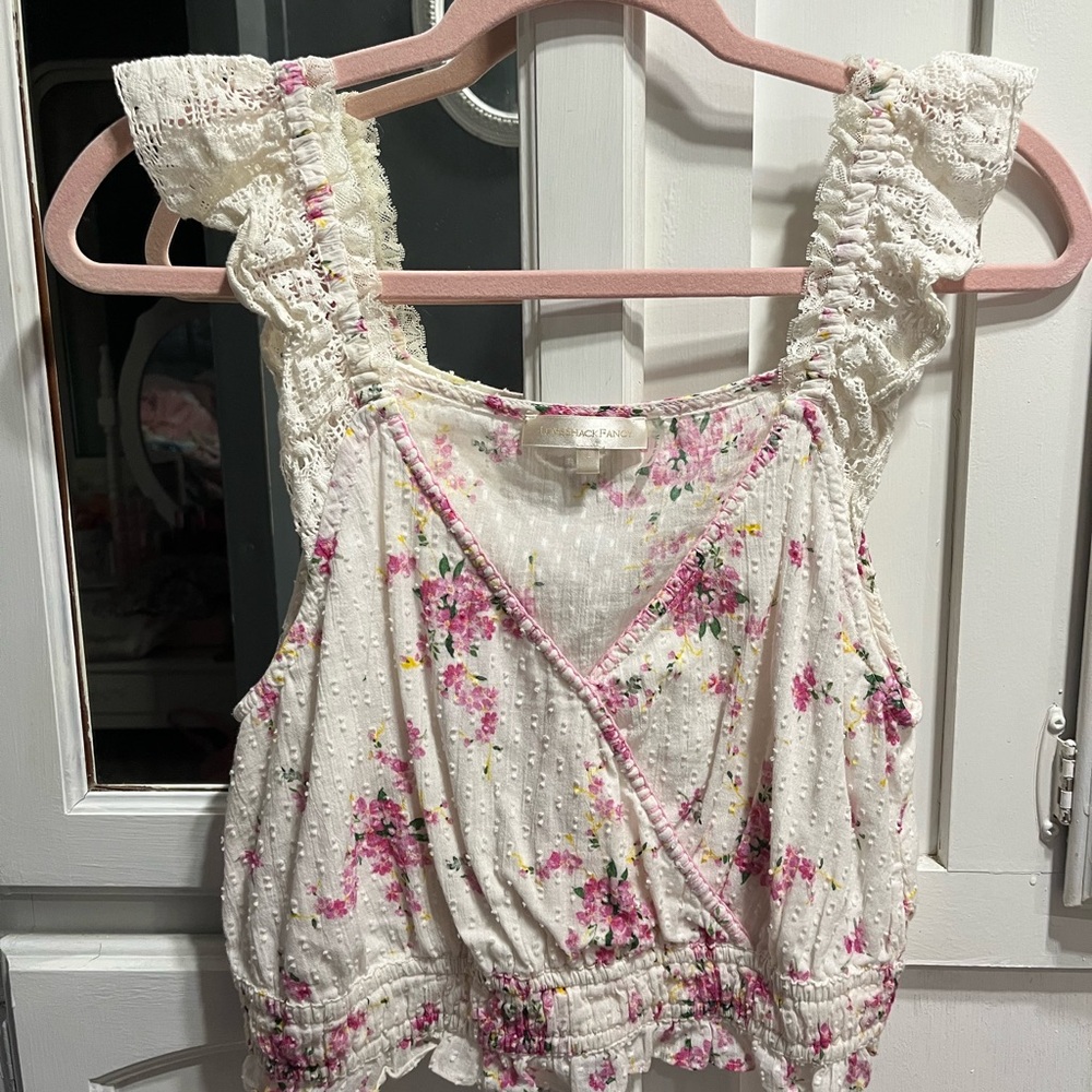 Loveshackfancy Floral Lace top